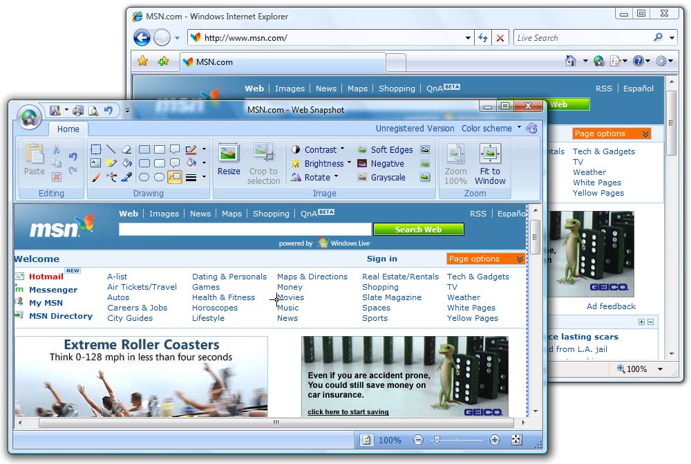 Click to view Gadwin Web Snapshot 2.5 screenshot