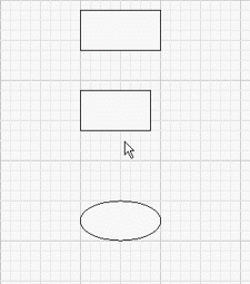 Moving DiagramStudio symbols is as easy as dragging a symbol onto the drawing