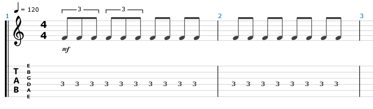 Rockmer: rhythm notation 4